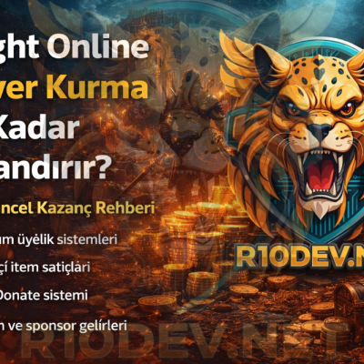 Knight Online Server Kurmak 2026’da Ne Kadar Kazandırıyor? Aylık 300 Bin TL’ye Kadar Gelir!